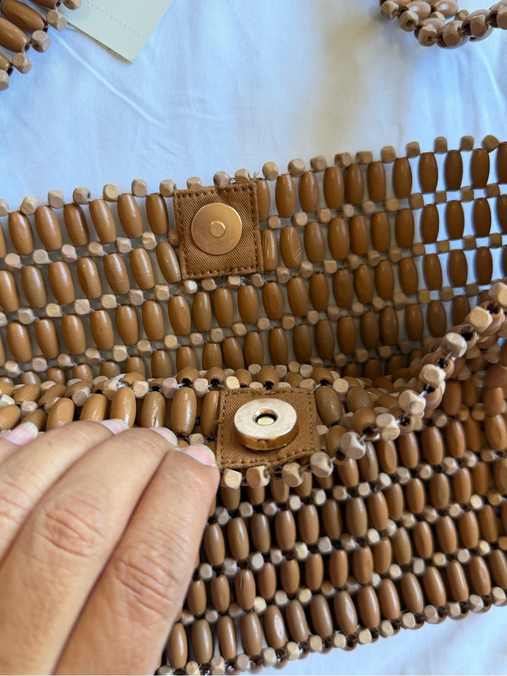 a new day Tan Beaded Shoulder Bag - Picture 6 of 8
